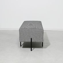 Houndstooth Lucy Upholstered Ottoman