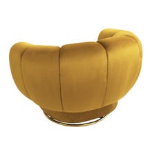 Steinmann Velvet Swivel Armchair