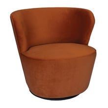 Raeley Velvet Swivel Chair