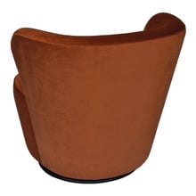 Raeley Velvet Swivel Chair