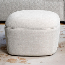 Karin Chenille Ottoman