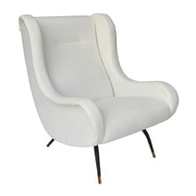 Cream Armin Upholstered Accent Chair