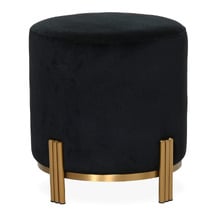 Annalise Velvet Upholstered Ottoman