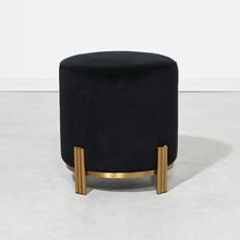 Annalise Velvet Upholstered Ottoman