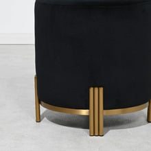 Annalise Velvet Upholstered Ottoman