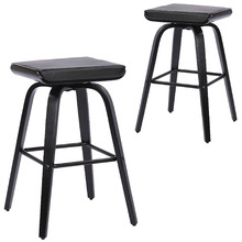 70cm Vanya Faux Leather Swivel Barstools (Set of 2)