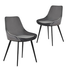Daimyo Dusty Velvet Dining Chairs (Set of 2)