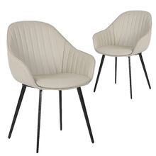 Elford Faux Leather Dining Chairs (Set of 2)