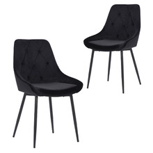 Elliana Velvet Dining Chairs (Set of 2)