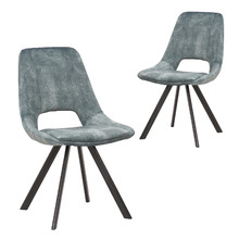 Lucas Velvet Dining Chairs (Set of 2)