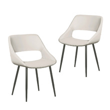 Nancy Faux Leather Dining Chairs (Set of 2)