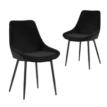 Daimyo Velvet Dining Chairs (Set of 2)