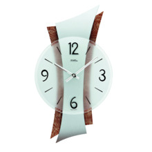 Mineral Glass Quartz Wall Clock