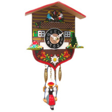 Swinging Girl Clock