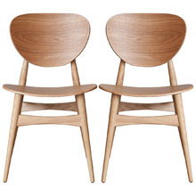 Jakobe Oak Dining Chairs (Set of 2)