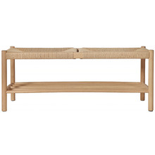 Natural Shifra Oak Wood Bench