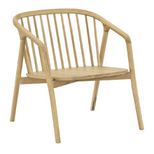 Lack Oak Wood Armchair