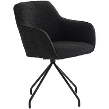 Luella Boucle Swivel Dining Chair