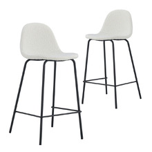 65cm Claire Boucle Barstools (Set of 2)
