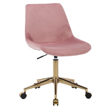 Agatha Velvet Office Chair