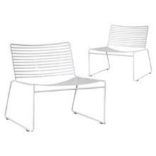 Byrne Stackable Outdoor Lounge Chairs (Set of 2)