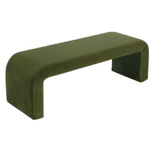 Trent Velvet Ottoman Bench