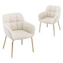 Sima Boucle Dining Chairs (Set of 2)