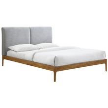 Grey Alleyn Upholstered Bed