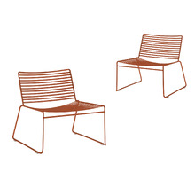 Byrne Stackable Outdoor Lounge Chairs (Set of 2)