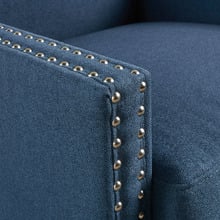 Woods Studded Wingback Club Armchair