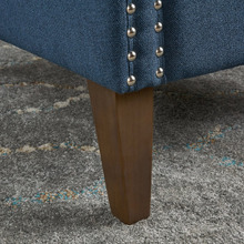 Woods Studded Wingback Club Armchair