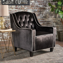 Lara Tufted New Velvet Armchair