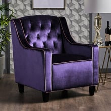 Lara Tufted New Velvet Armchair