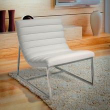 Eivissa Faux Leather Accent Chair
