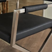 Allira Faux Leather Director Chair