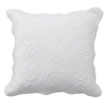White Cordelia European Pillowcase