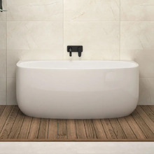 Isola Free Standing Back To Wall Bath