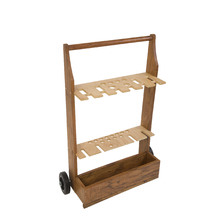 Wooden Croquet Storage Trolley