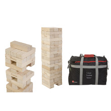 Beige Pine Wood Tumble Tower
