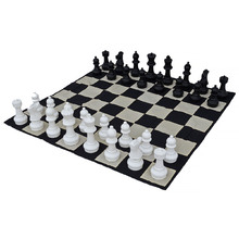 30cm Premium Chess Pieces & Mat Set