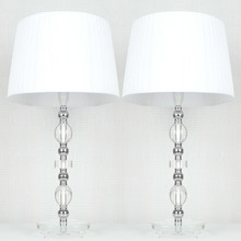45cm Daphne Ribbon Shade Table Lamp (Set of 2)