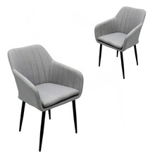 Light Grey Marcus Outdoor Dining Chairs (Set of 2)