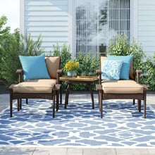 Manly 5 Piece Outdoor PE Wicker Lounge Set