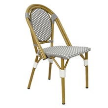 Simone Aluminium Outdoor Dining Chairs (Set of 2)