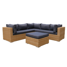 5 Seater Stelian PE Rattan Outdoor Modular Lounge Set