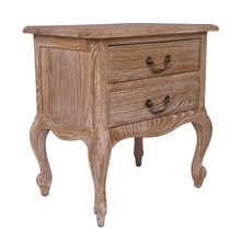 Tania Oak Wood Bedside Table