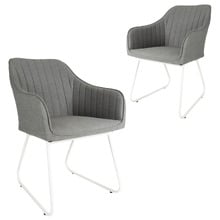 Dimoo Upholstered Outdoor Dining Chairs (Set of 2)