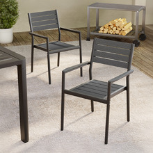 Sara Outdoor Dining Chairs (Set of 2)
