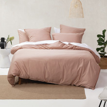 Clay Nara Cotton & Bamboo Quilt Cover Set