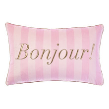 Bonjour Embroidered Cushion